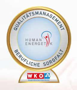Logo Qualitätsmanagement Berufliche Sorgfalt - Human Energetik
